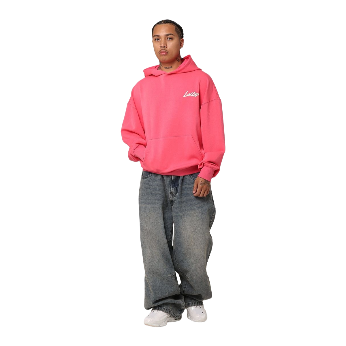LOITER CHROMA PREMIUM HOODIE - PINK
