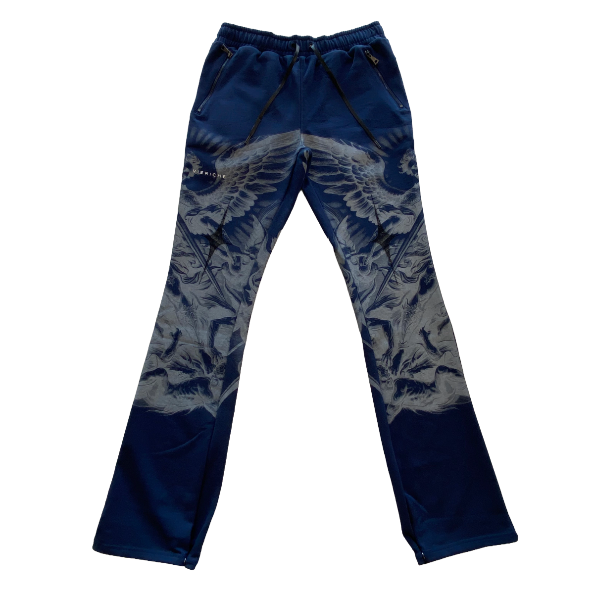 VR "ARCANGEL" BLUE STACKED SWEATPANTS