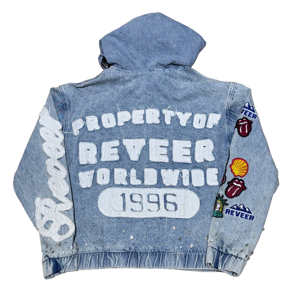 RVR "HERITAGE" BLUE DENIM HOODIE