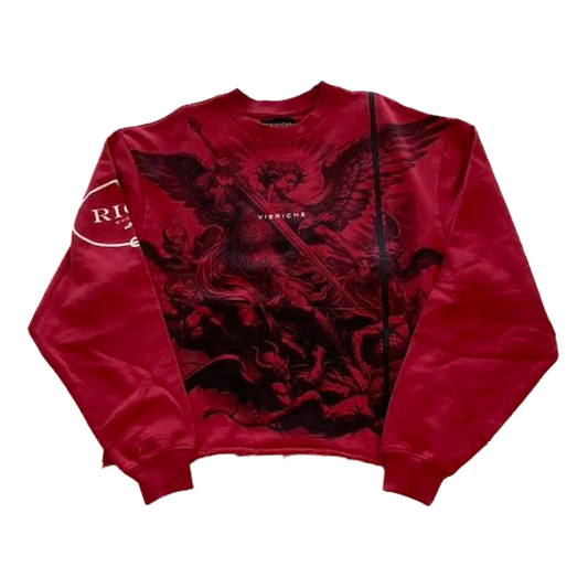VR "ARCANGEL" RED SWEATSHIRT