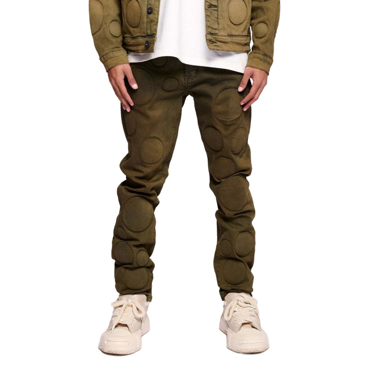 VALABASAS SPORE SKINNY JEAN - VINTAGE WASH