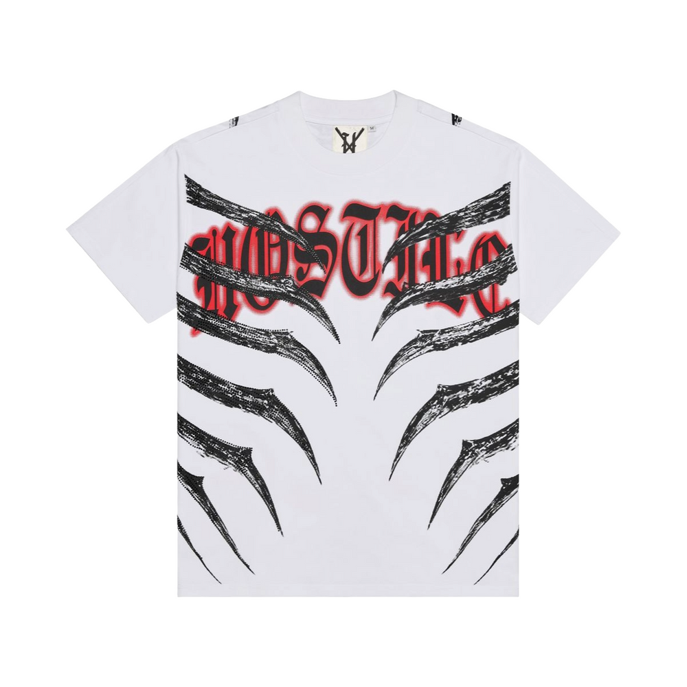XHOSTILE 'RIB CAGE' TEE - WHITE