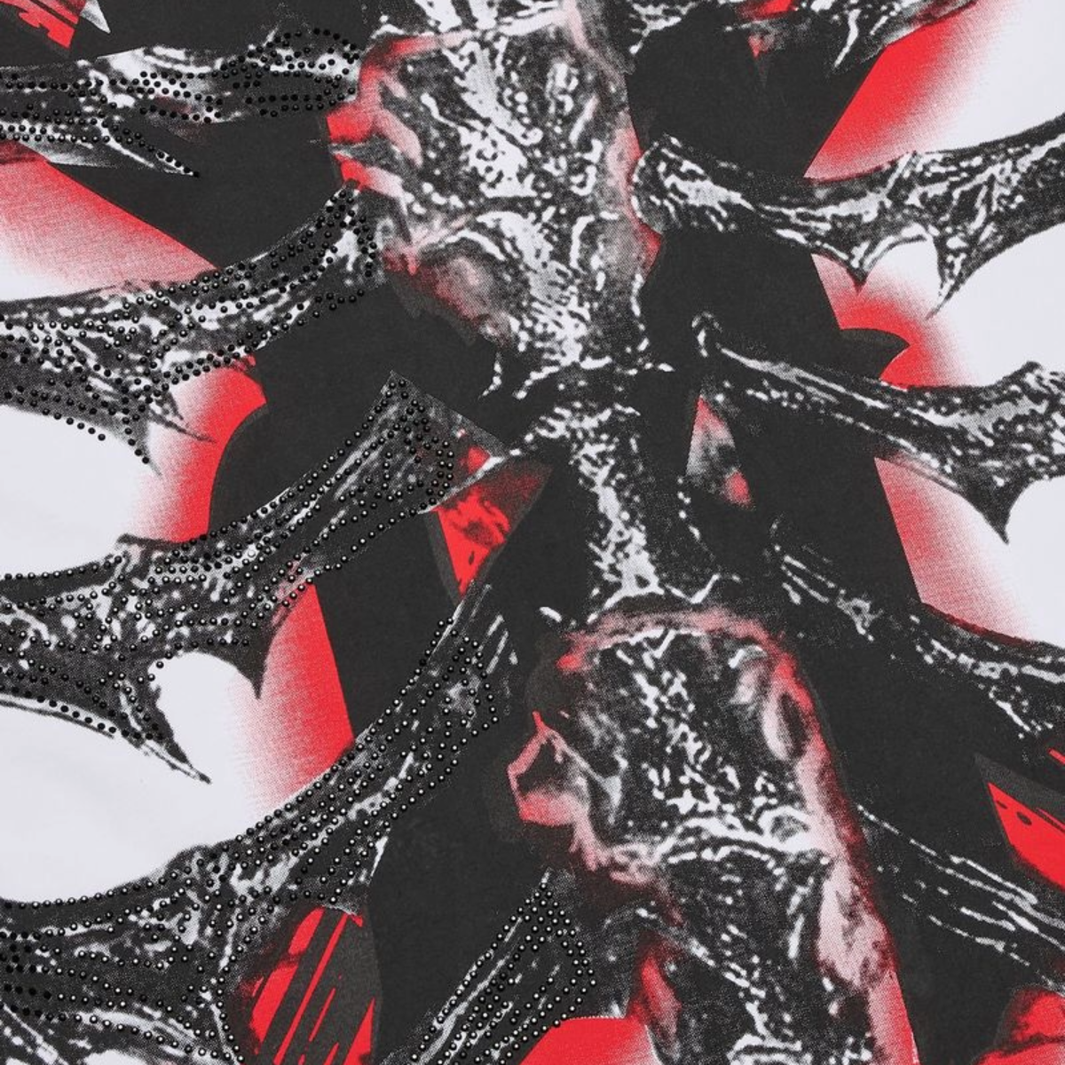 XHOSTILE 'RIB CAGE' TEE - WHITE