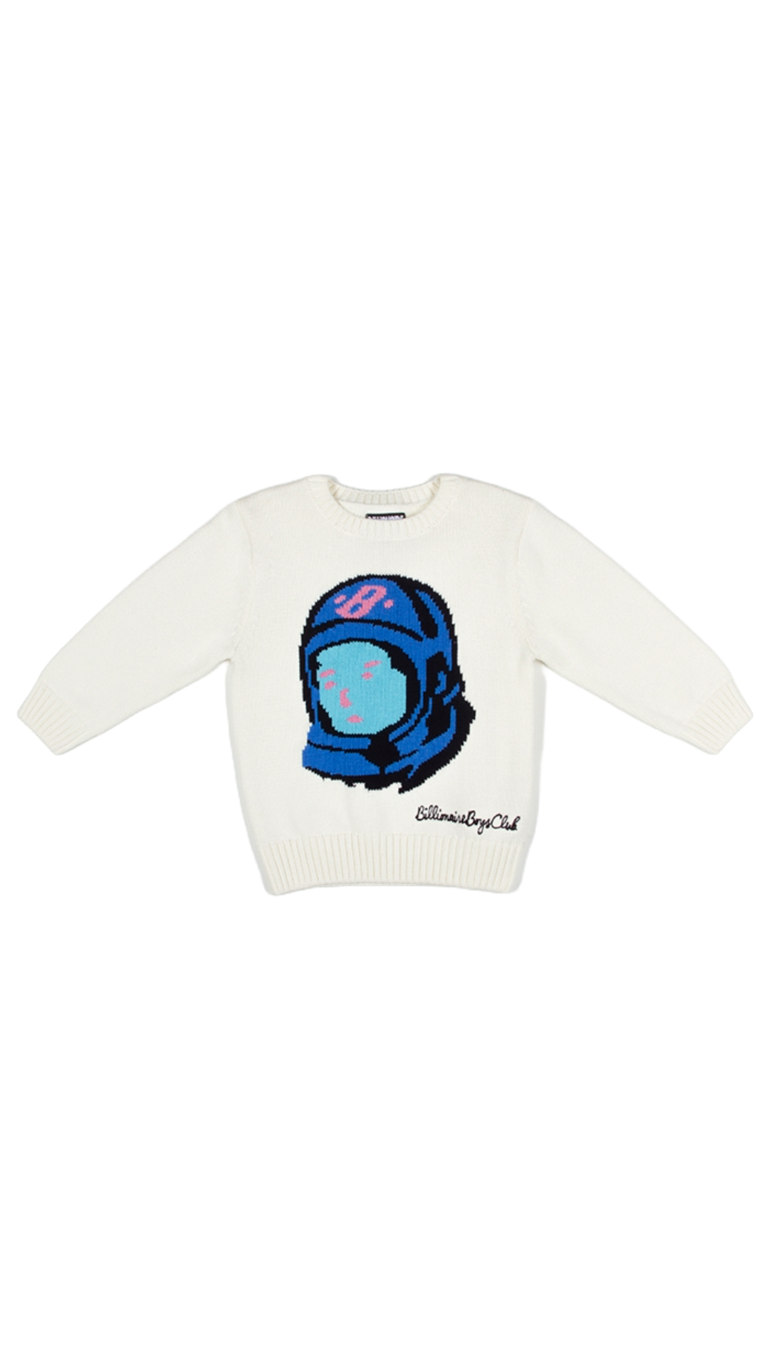 BBC KIDS HELMET SWEATER (WHITE)