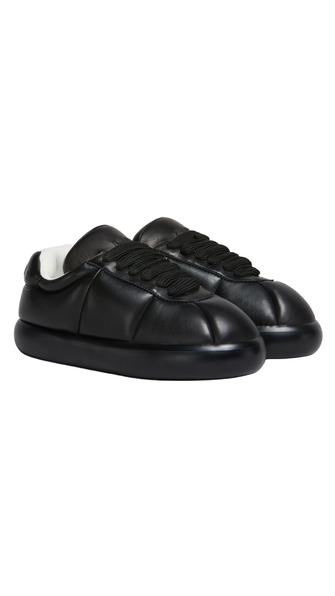 MARNI BLACK LEATHER BIGFOOT 2.0 SNEAKER