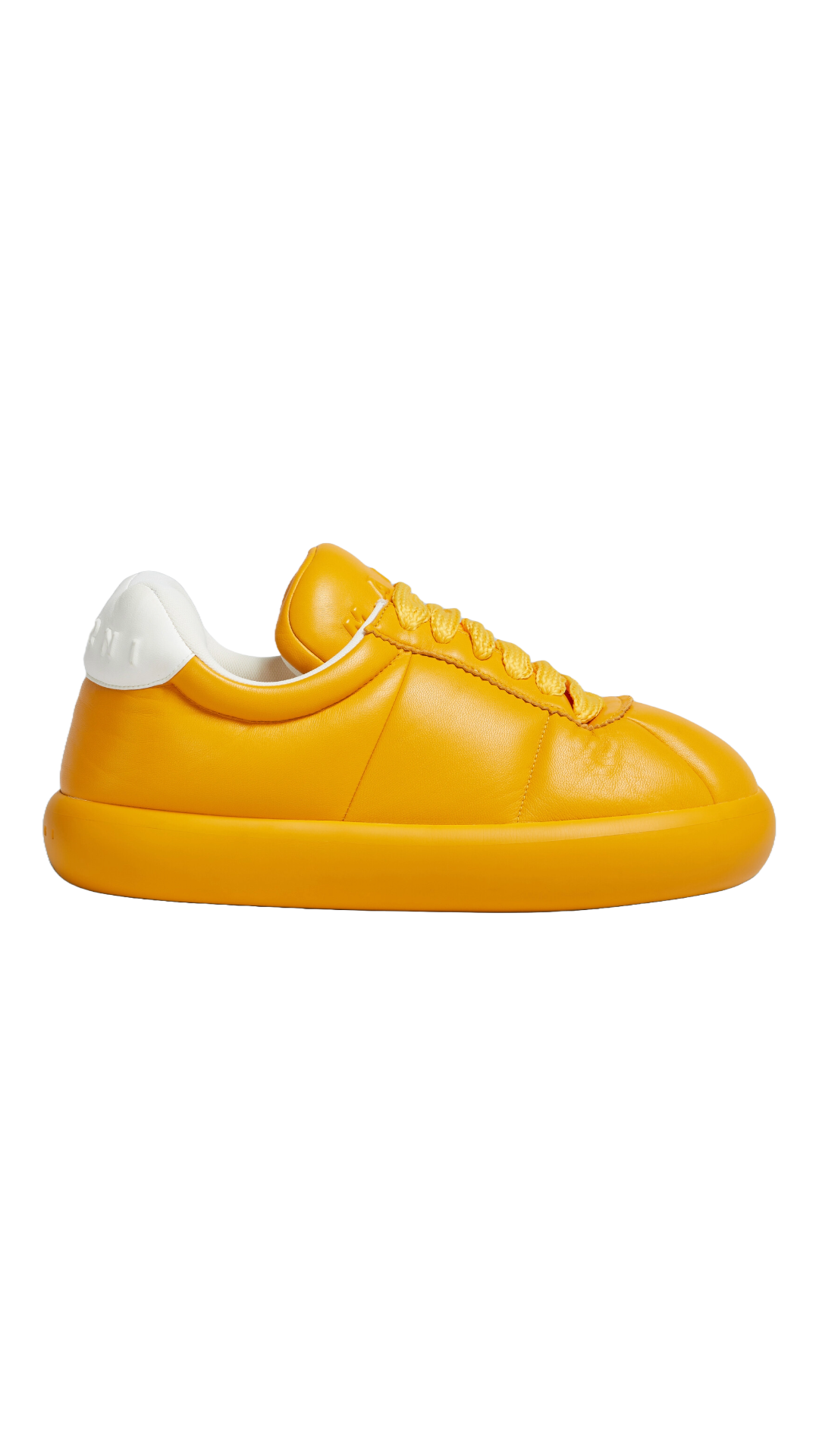 MARNI ORANGE LEATHER BIGFOOT 2.0 SNEAKER