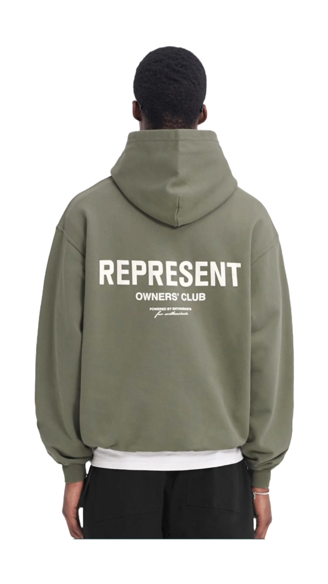 REPRESENT OWNERS CLUB HOODIE - OLIVE