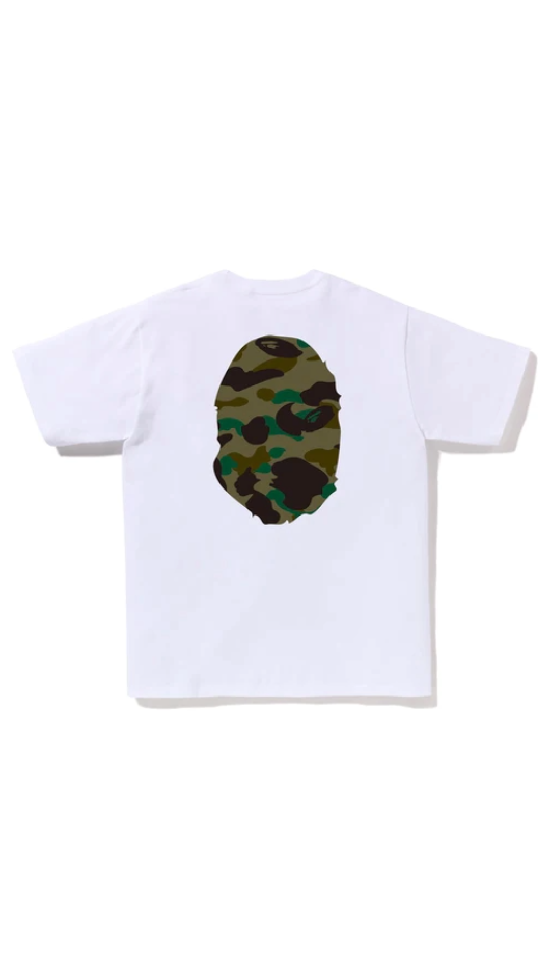 BAPE 1ST CAMO BY BATHING TEE WHT/GRN