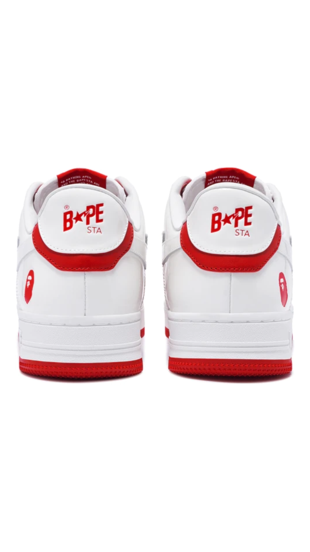 BAPE STA #6 RED/WHT