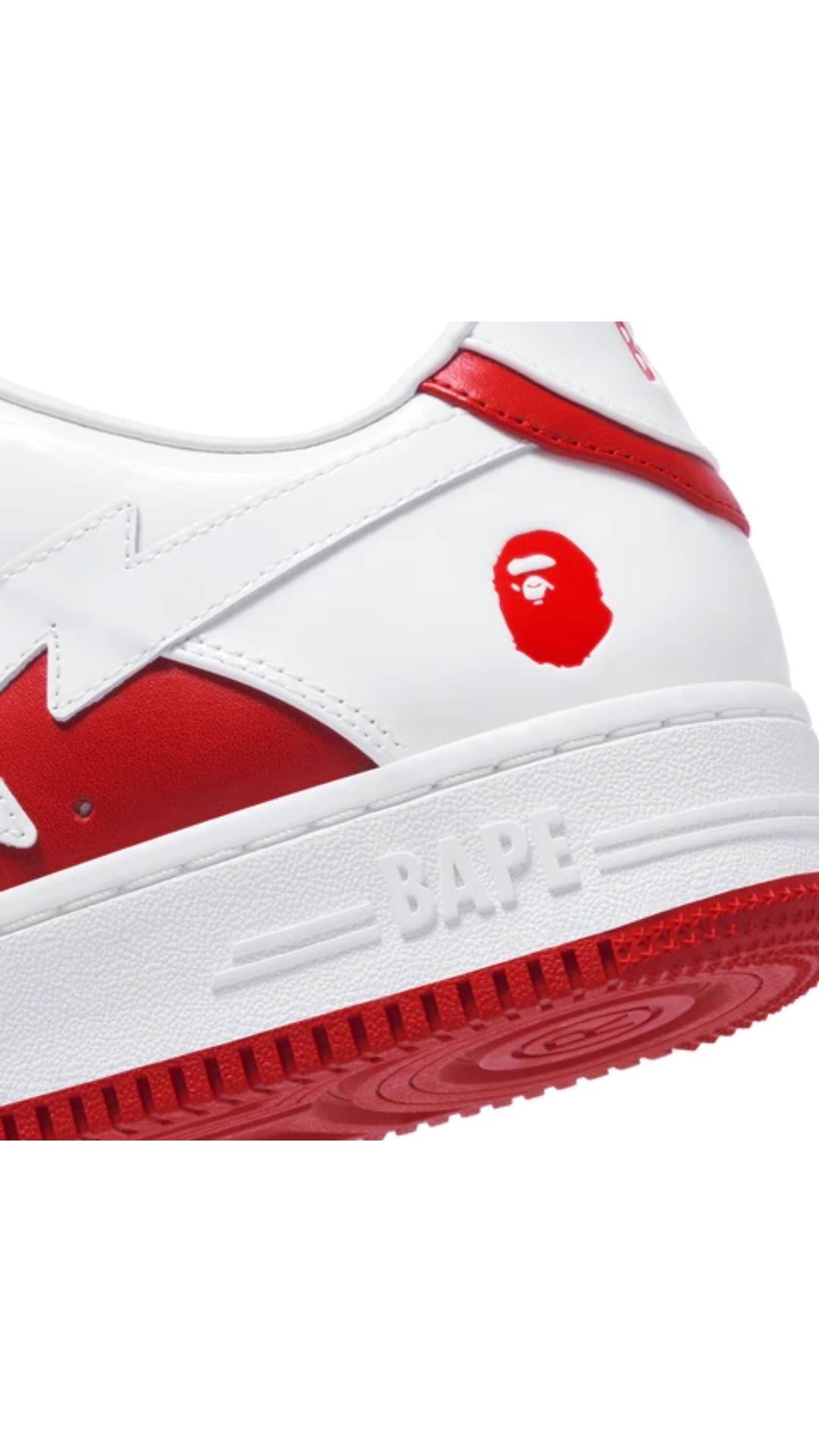 BAPE STA #6 RED/WHT