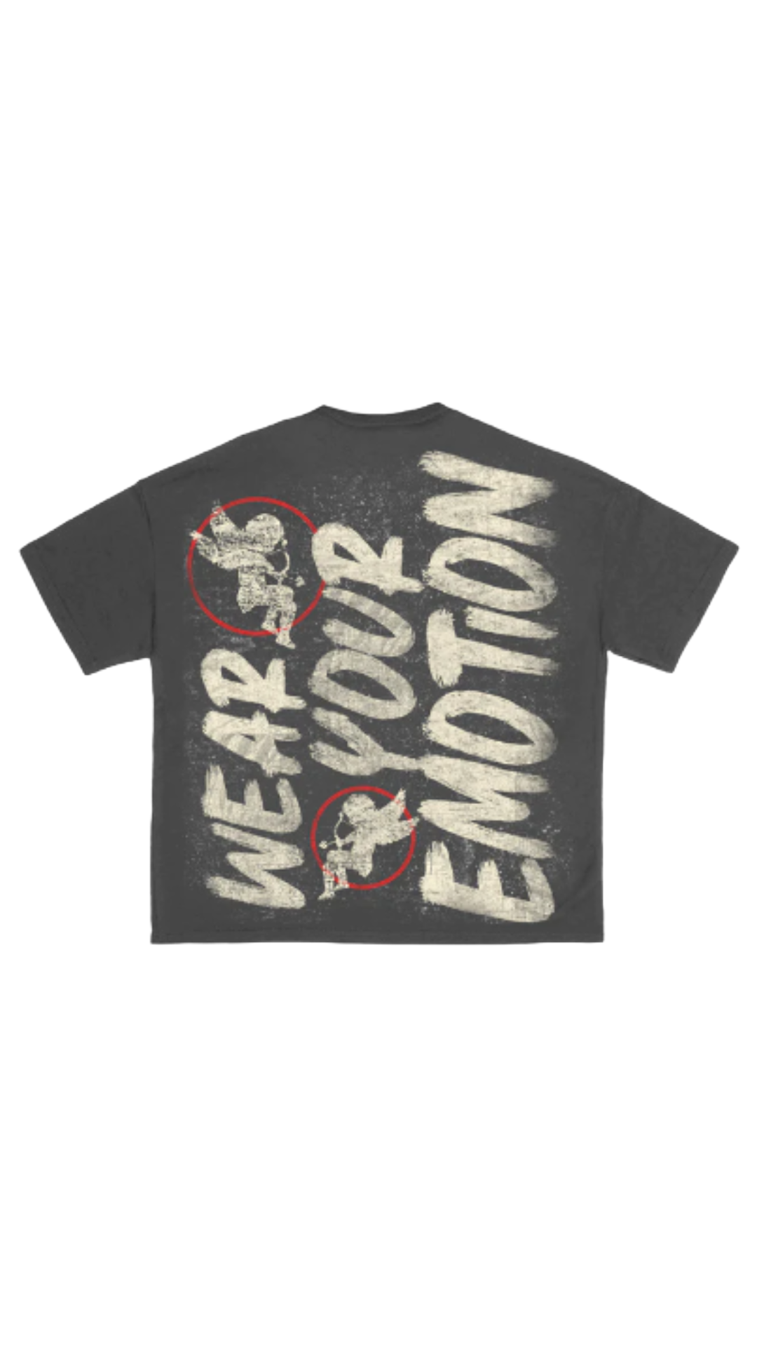 MIXED EMOTIONS GREY "EMOTIONAL" TEE