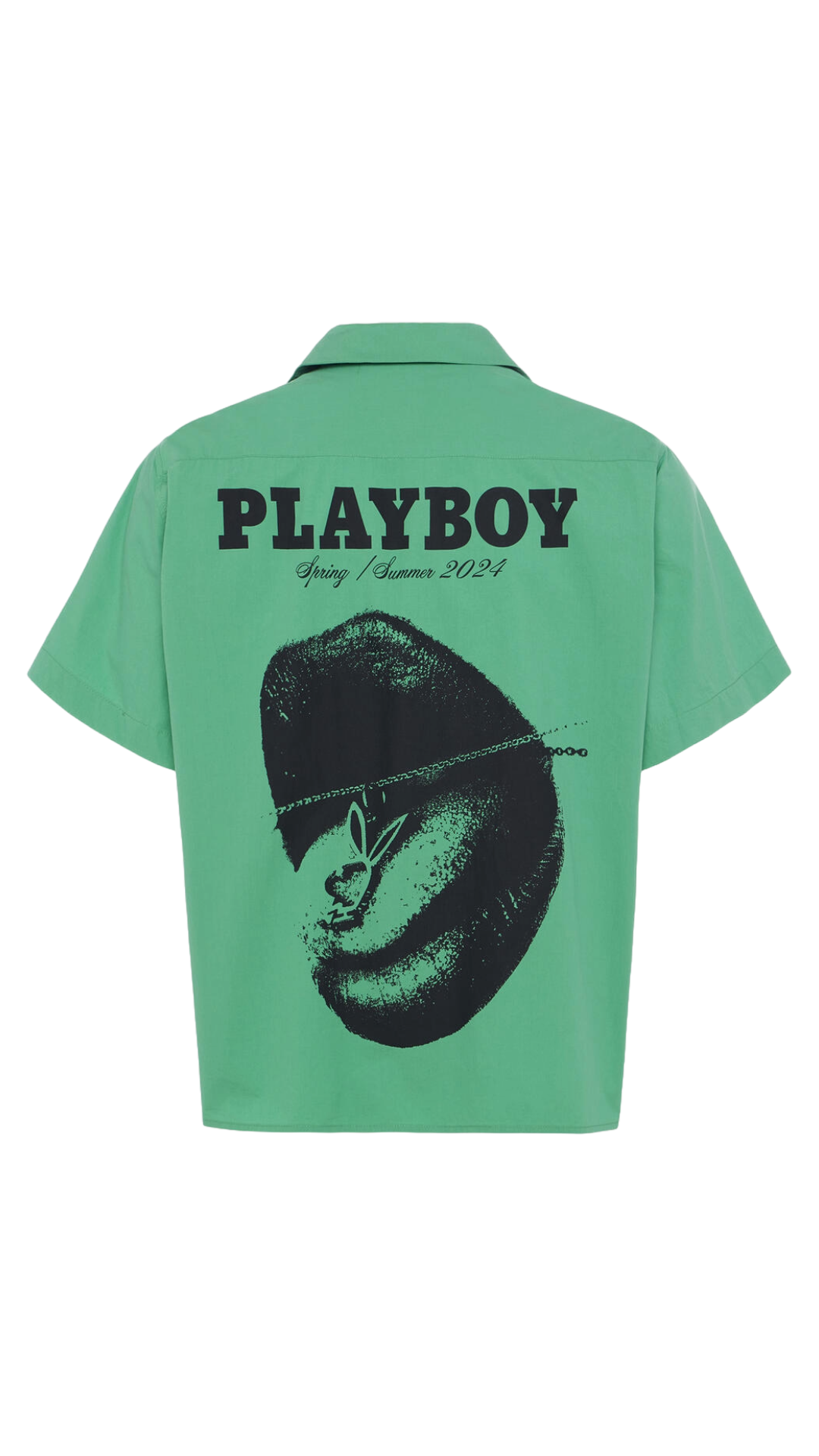 HF PLAYBOY BUTTON UP (GREEN)