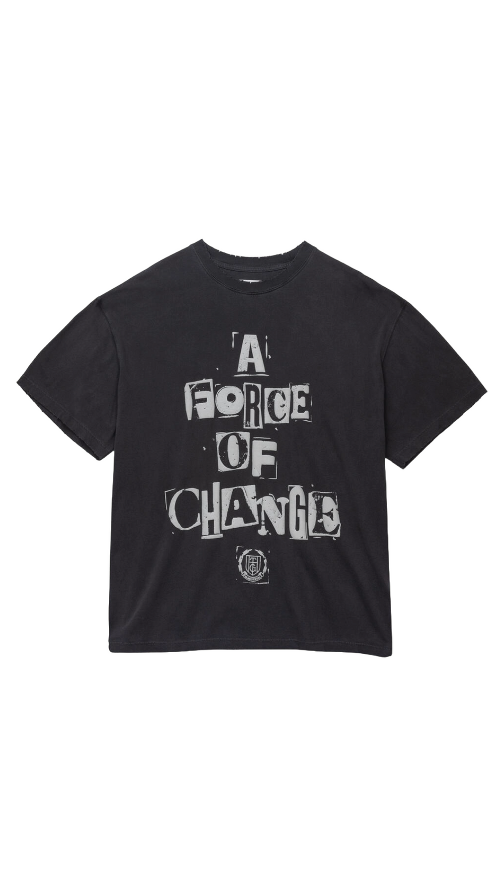 HTG A FORCE OF CHANGE SS TEE (BLACK)