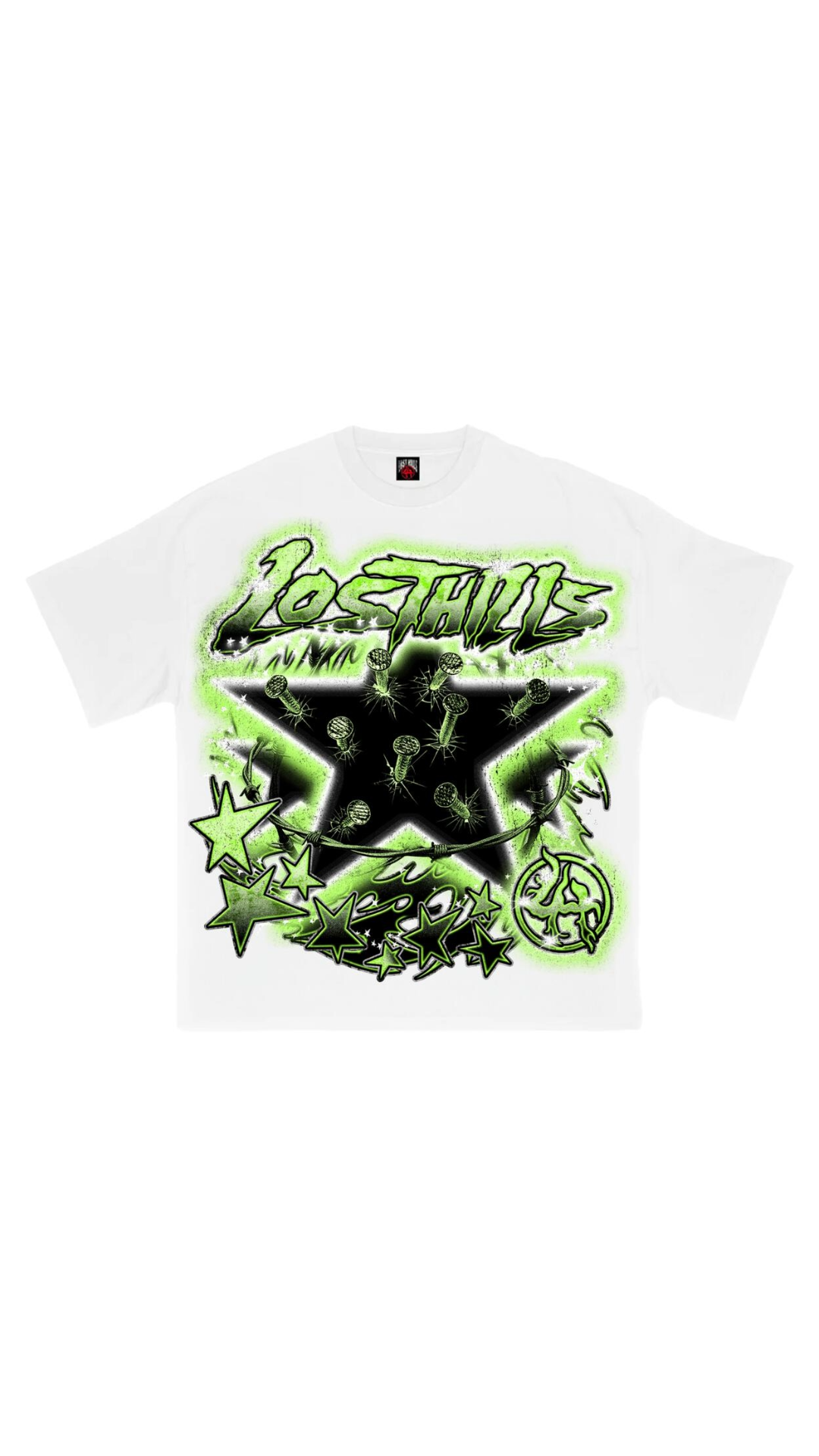 LOSTHILLS NBA001 WHITE TEE