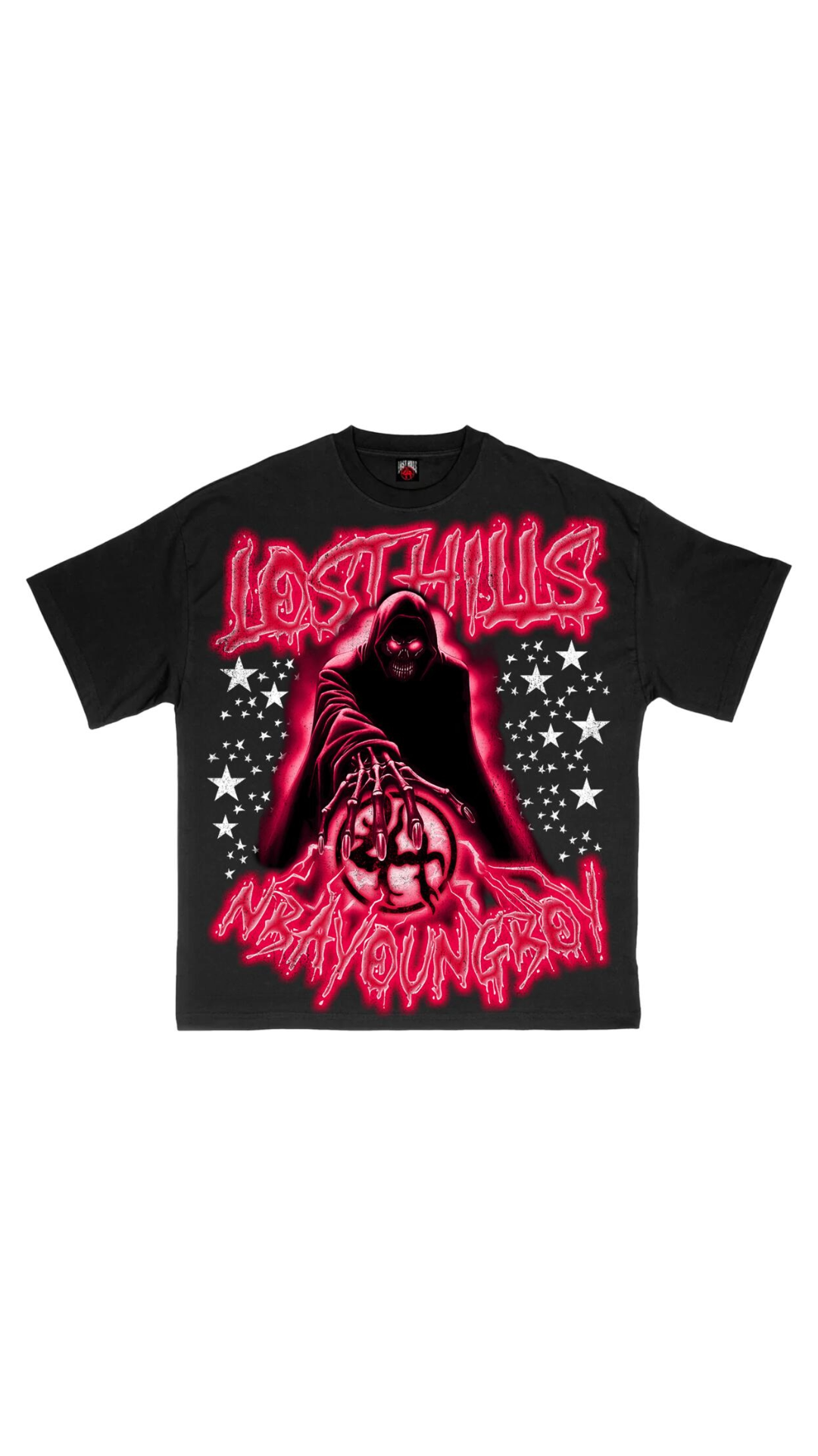 LOSTHILLS NBA003 BLACK TEE