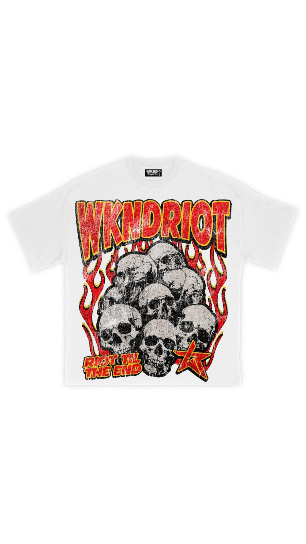 WKND RIOT "RIOT TIL THE END" WHITE