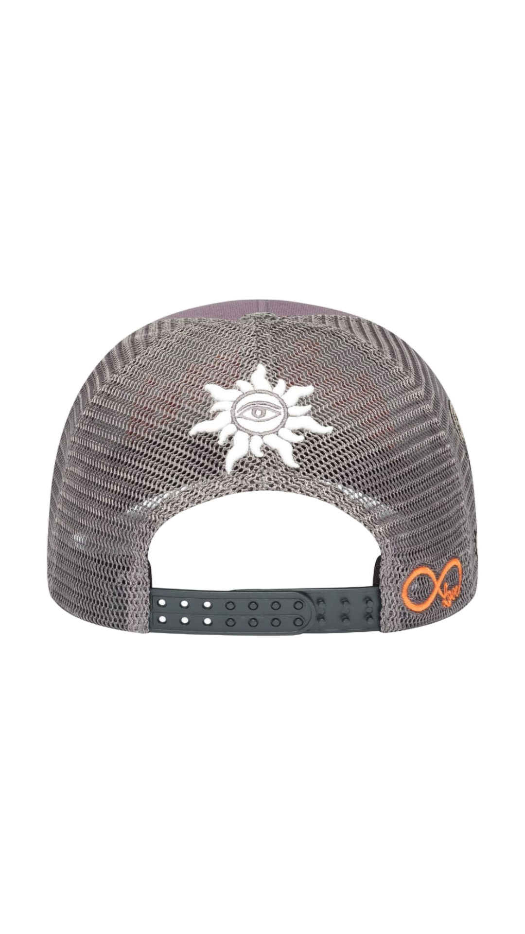 GODSPEED FOREVER TRUCKER HAT (GREY/RED)