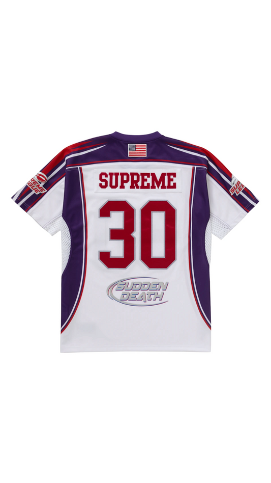 SUPREME SUDDEN DEATH FOOTBALL JERSEY (WHITE)