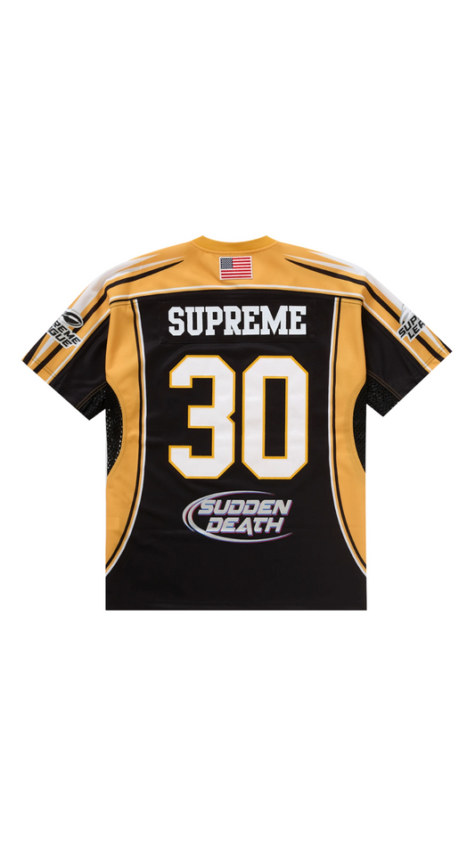 SUPREME SUDDEN DEATH FOOTBALL JERSEY (BLK/YLW)