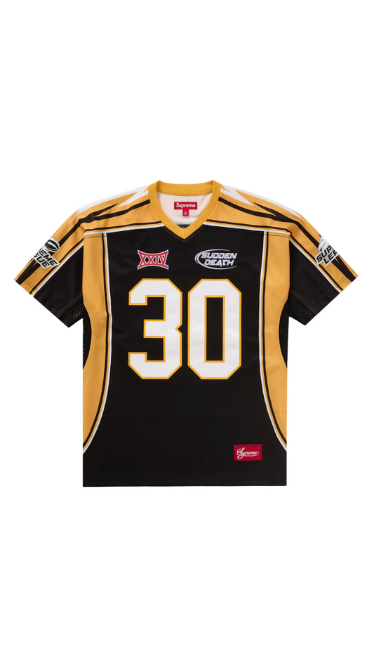 SUPREME SUDDEN DEATH FOOTBALL JERSEY (BLK/YLW)