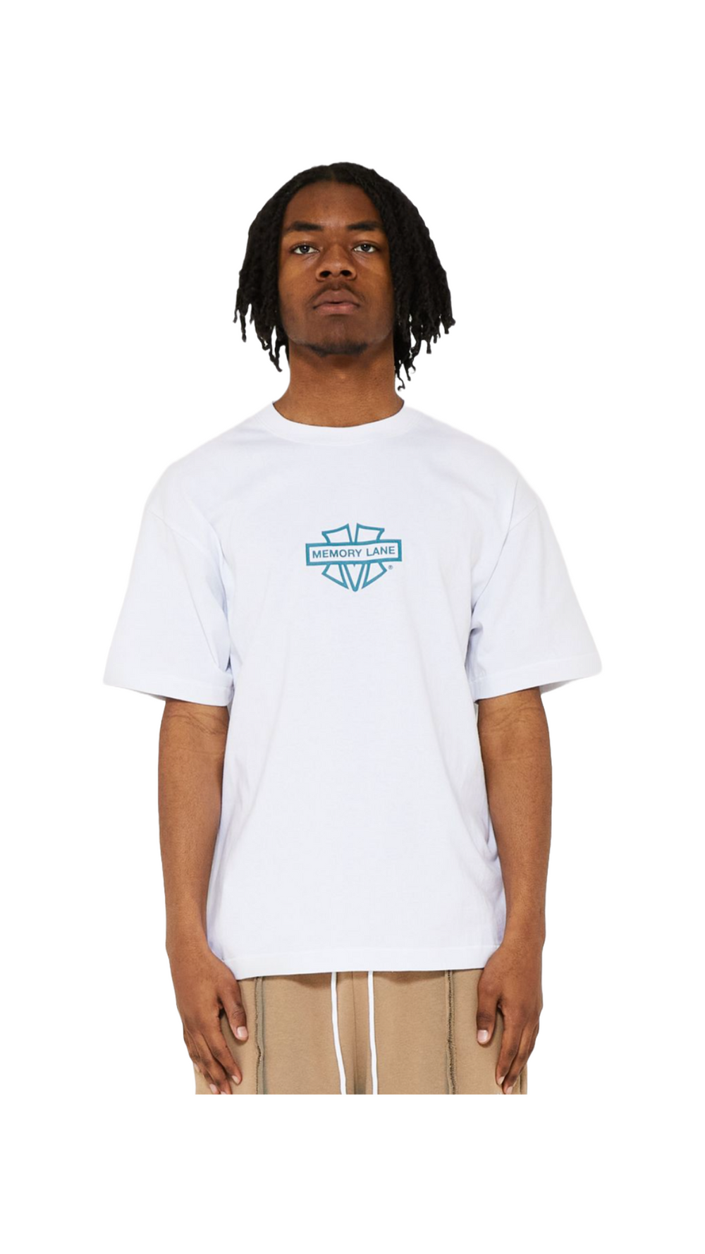 MEMORY LN M SHIELD LOGO TEE (White)