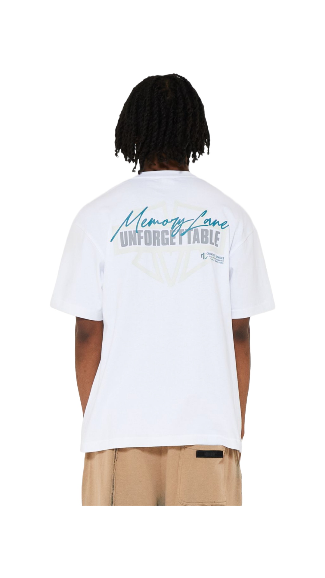 MEMORY LN M SHIELD LOGO TEE (White)