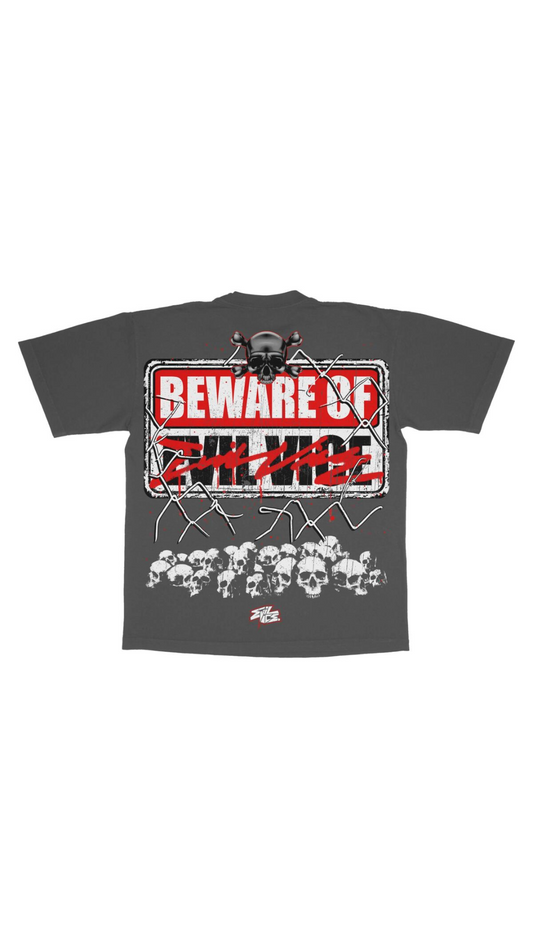 EVIL VICE BEWARE TEE (GRY)