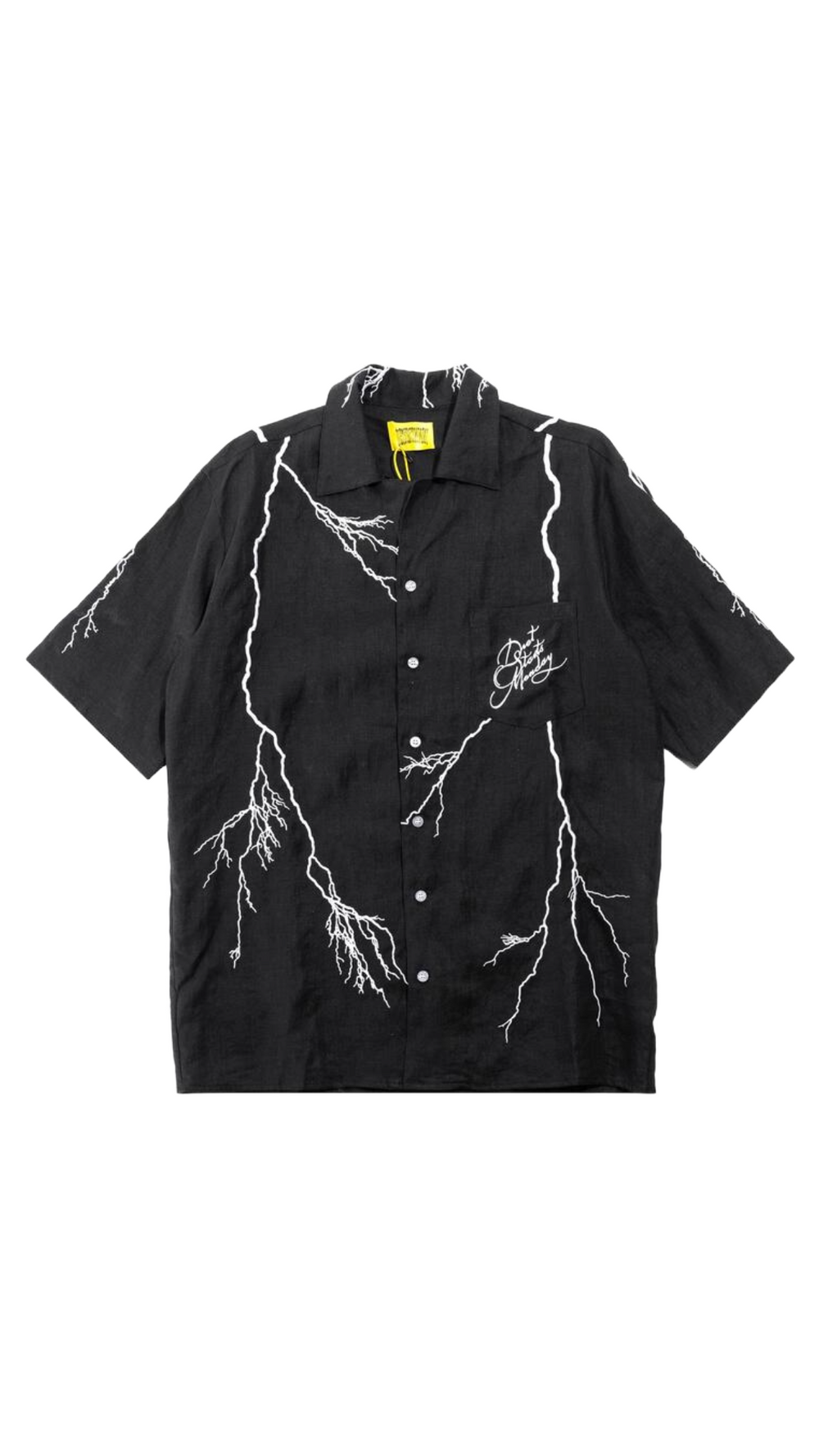 DSM LIGHTNING BUTTON UP (BLK)