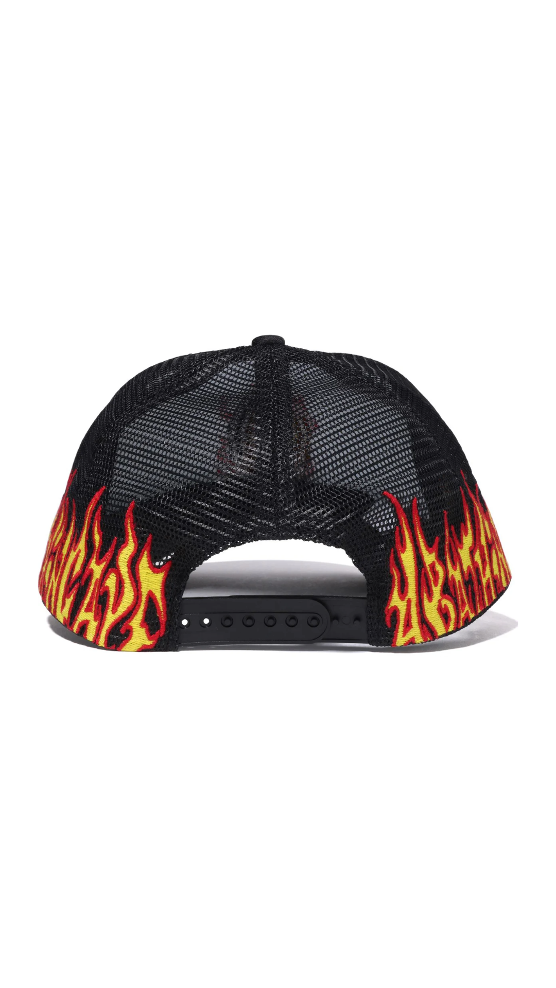 BAPE FIRE LOGO TRUCKER CAP