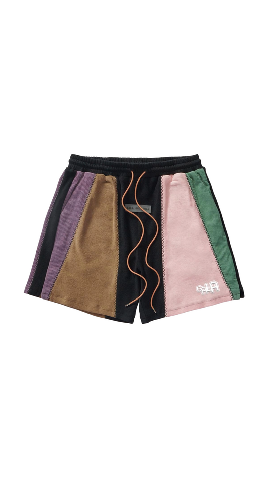 GALA "SLICER" PANEL SHORTS (PINK/BROWN)