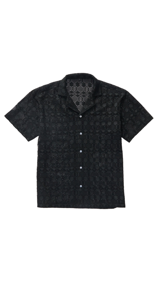 GALA "PATRICIA" BUTTON-UP (BLACK)