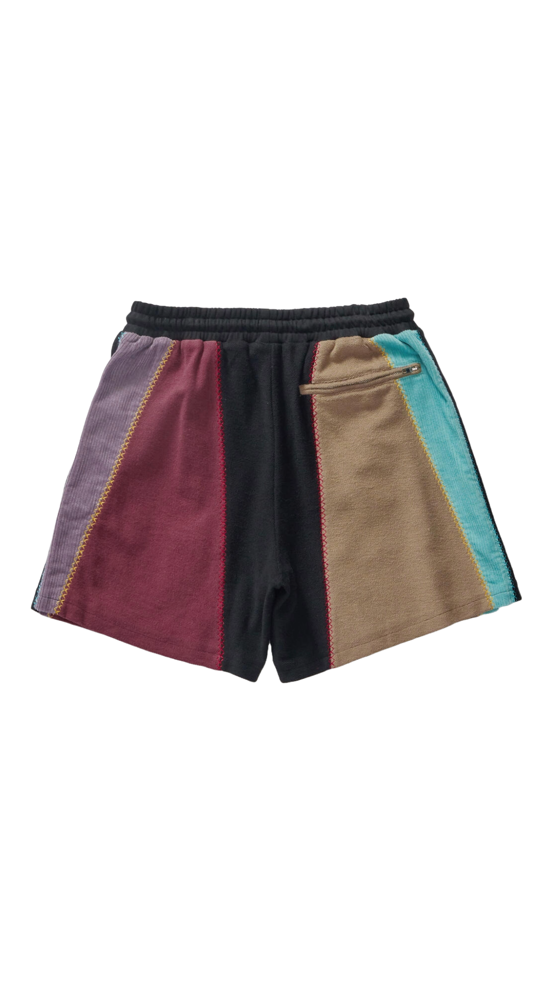 GALA "SLICER" PANEL SHORTS (MAROON/TEAL)