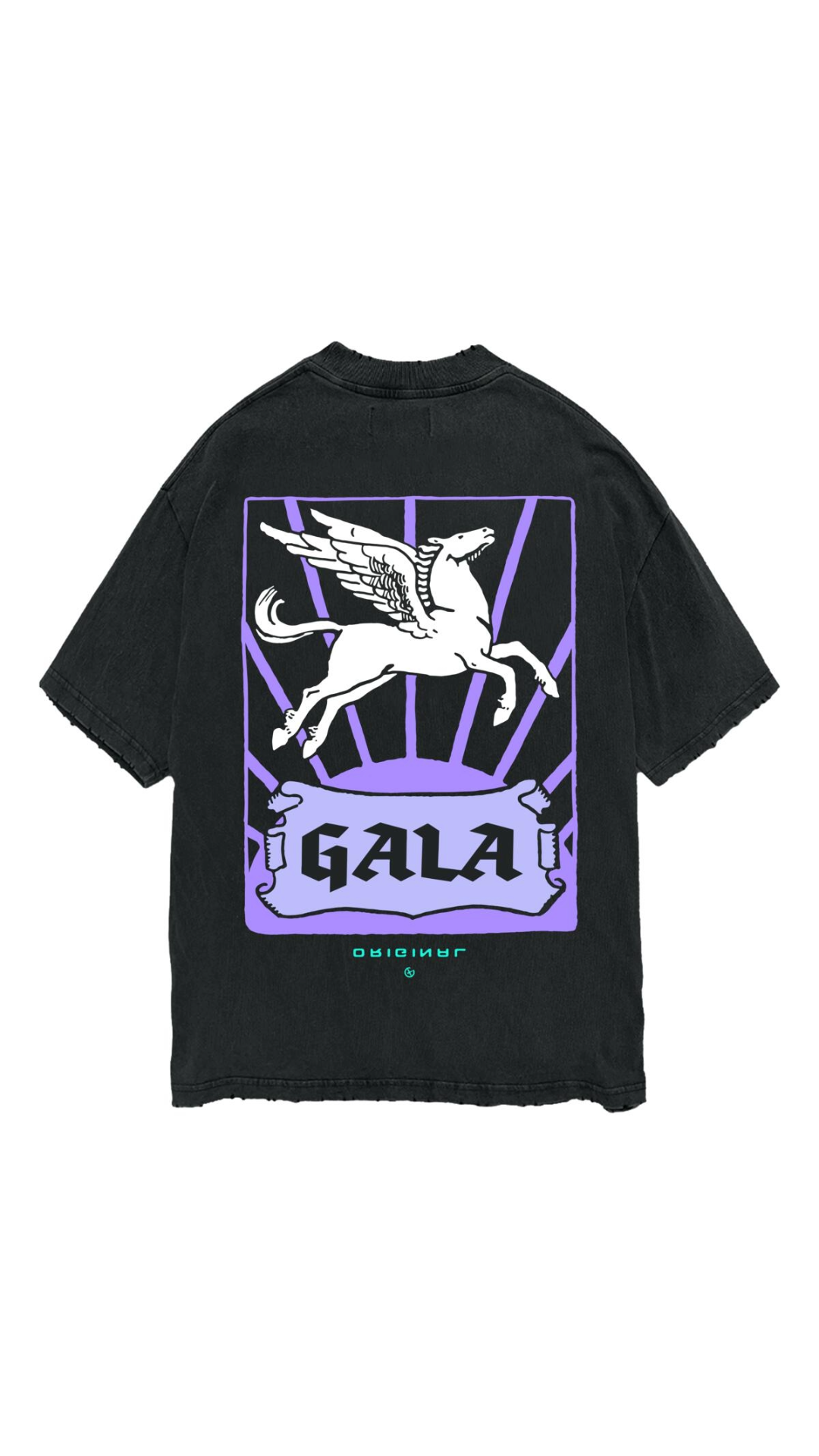 GALA "RESULTS" TEE (BLACK VINTAGE)