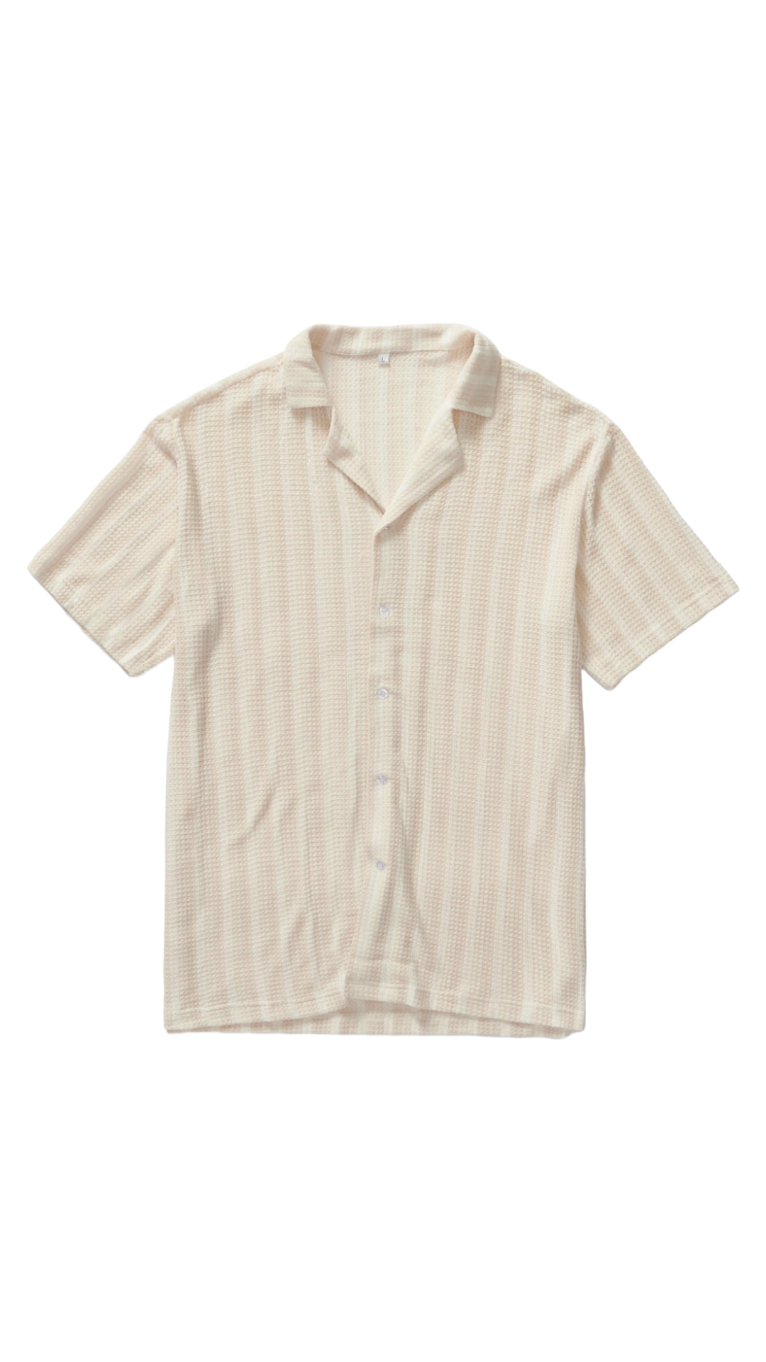 GALA "SIERRA" BUTTON-UP (TAN STRIPE)