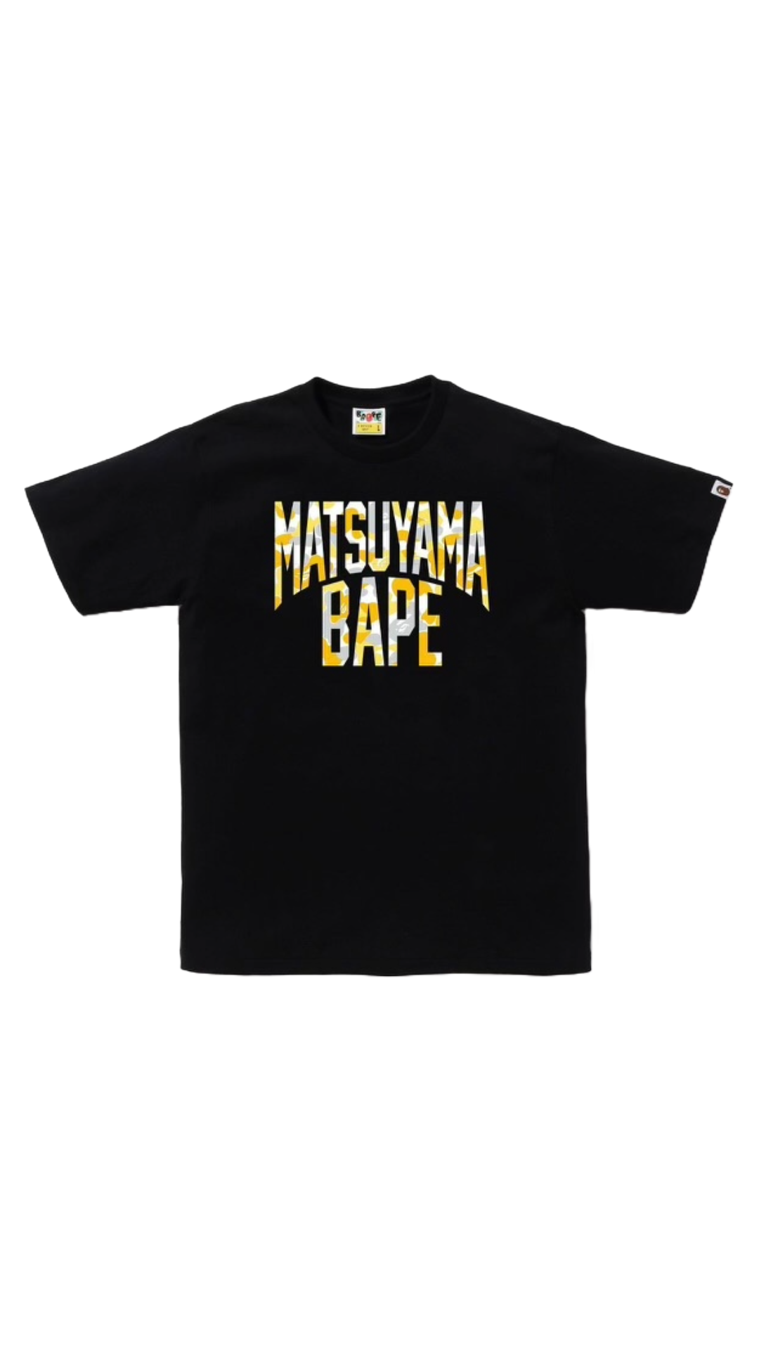 BAPE MATSUYAMA NYC LOGO TEE (BLK)