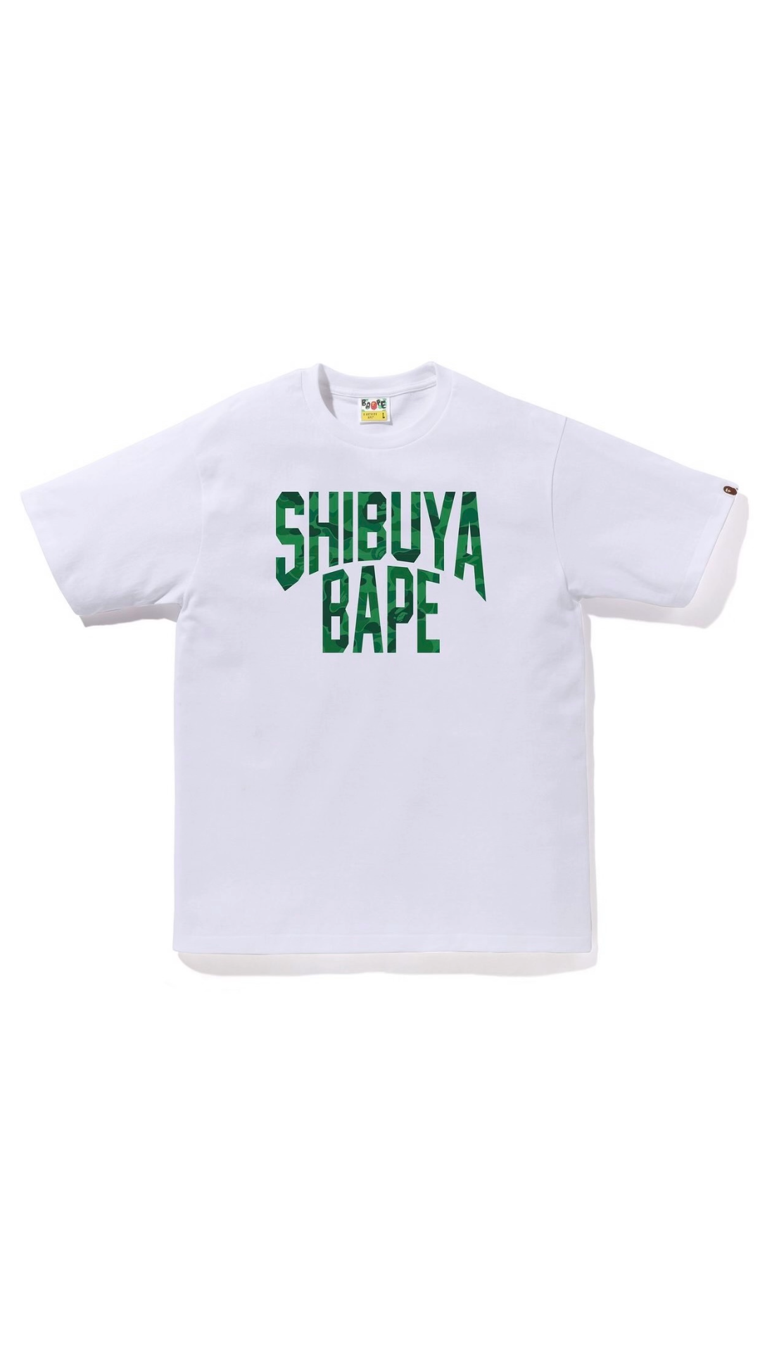 BAPE SHIBUYA NYC LOGO TEE (WHIITE)