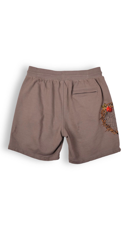 SH THORN HEARTS SHORTS (GRY)