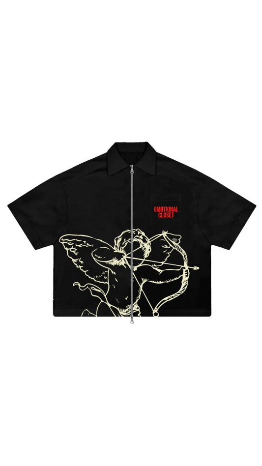 BLACK "ANGELS" SHIRT