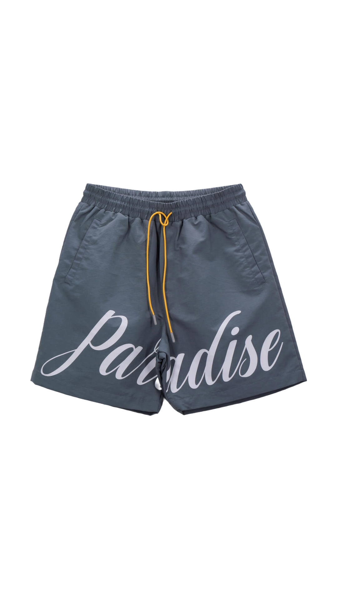 PARADISE SCRIPT NYLON SHORTS (GREY)