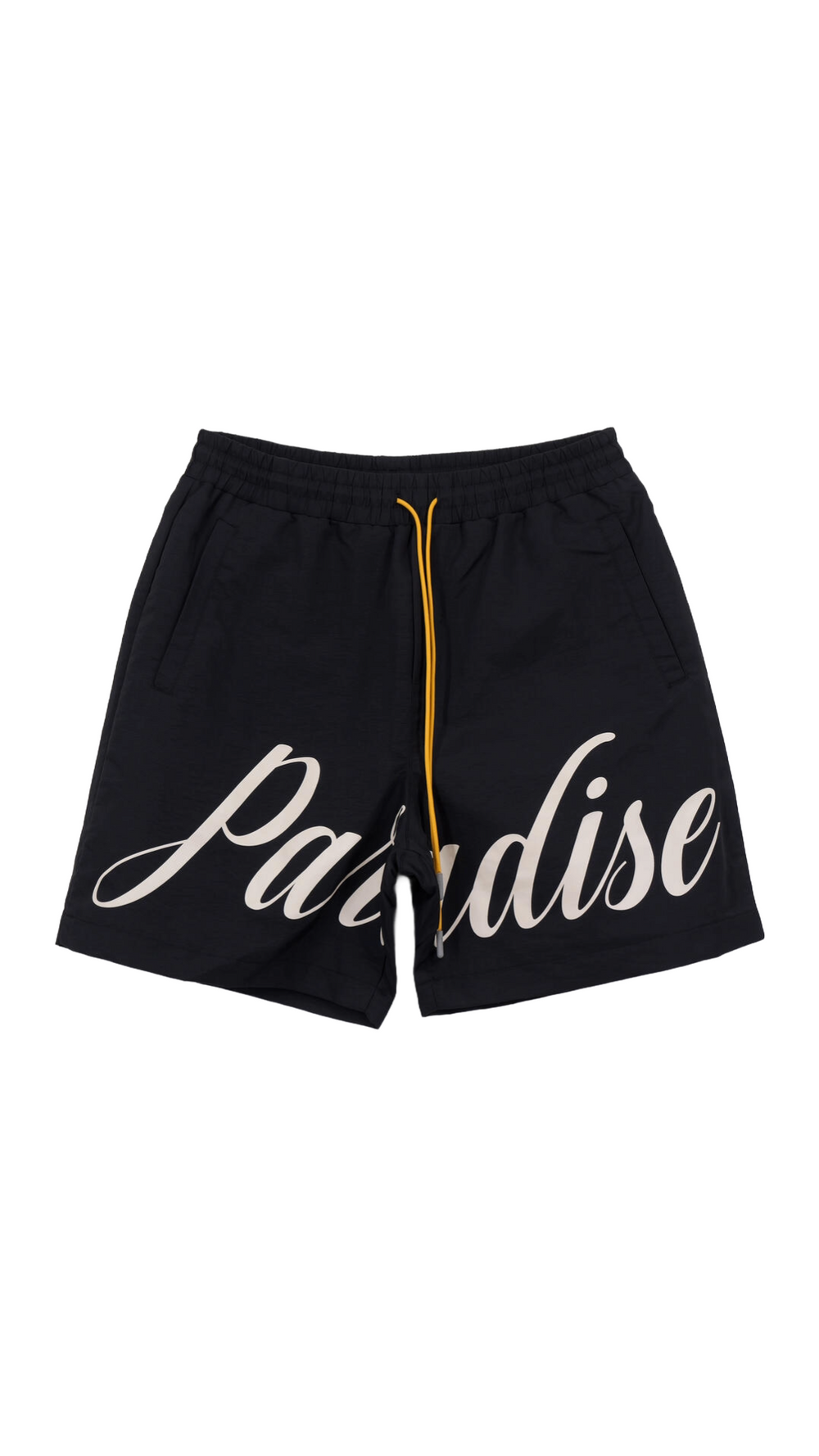 PARADISE SCRIPT NYLON SHORTS (BLK)