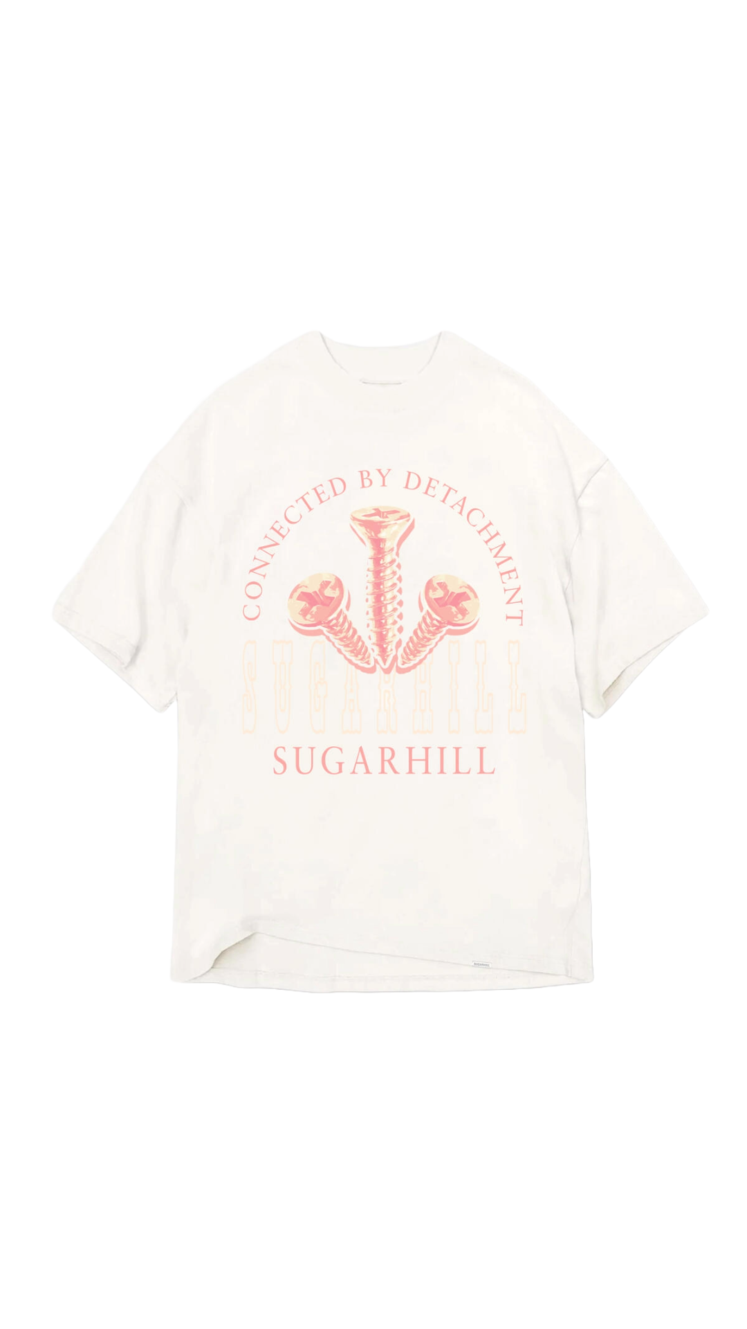 SUGARHILL "SCREWED UP" T-SHIRT (WHITE)