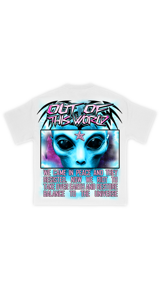 WKND RIOT "BABY ALIEN" TEE (WHITE)