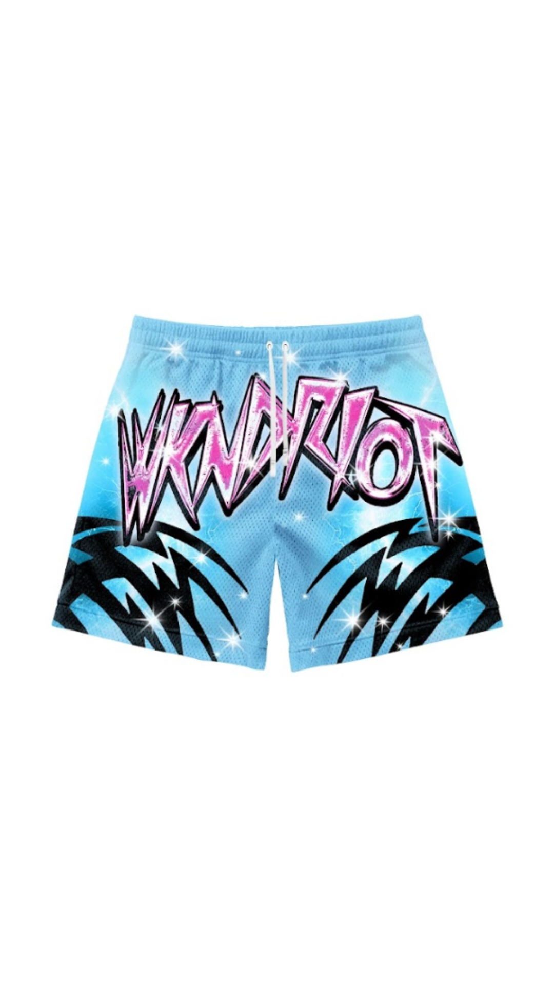 WKND RIOT BABY ALIEN SHORTS LIGHT BLUE