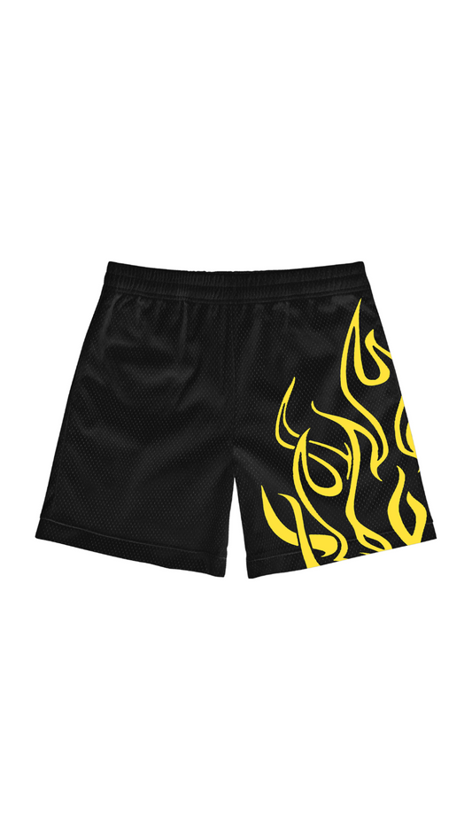 WKND RIOT PANIC SKULL SHORTS BLACK