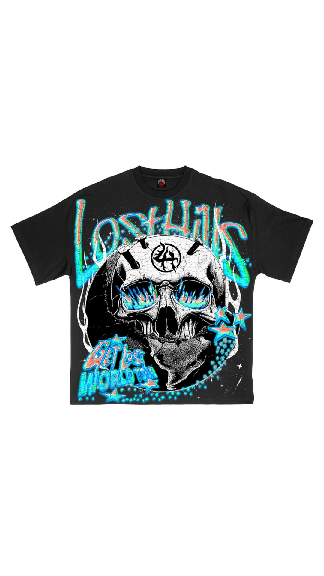 LOSTHILLS LH30001 TEE (BLACK)