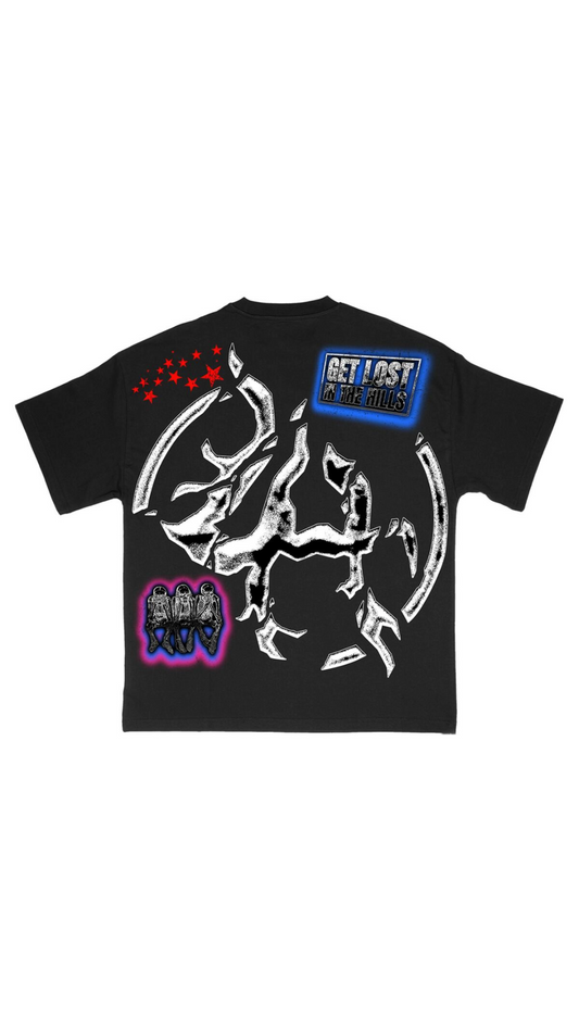 LOSTHILLS LH30006 TEE (BLACK)