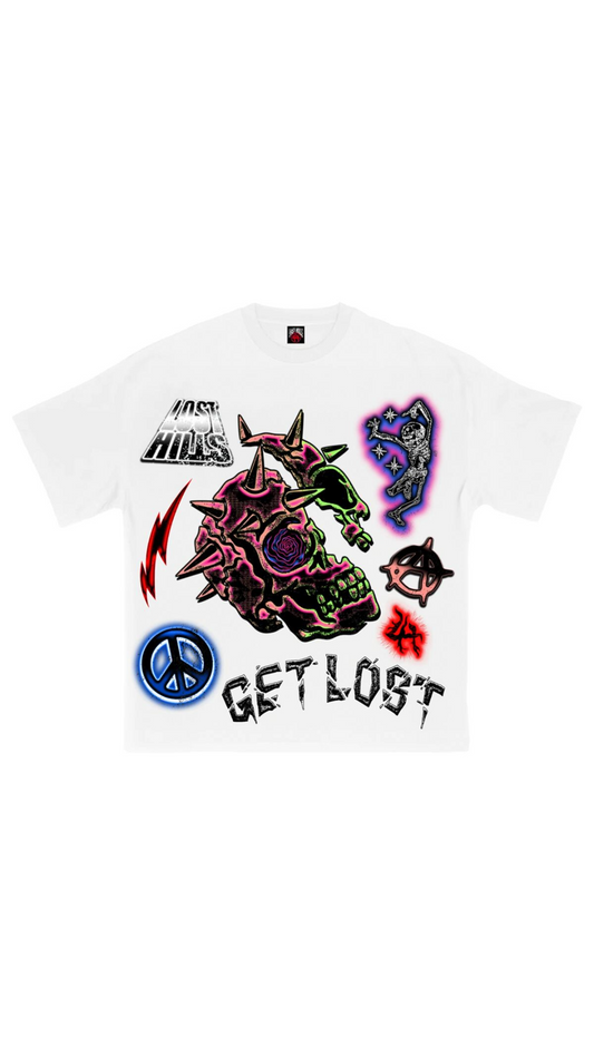 LOSTHILLS  LH30006 TEE (WHITE)