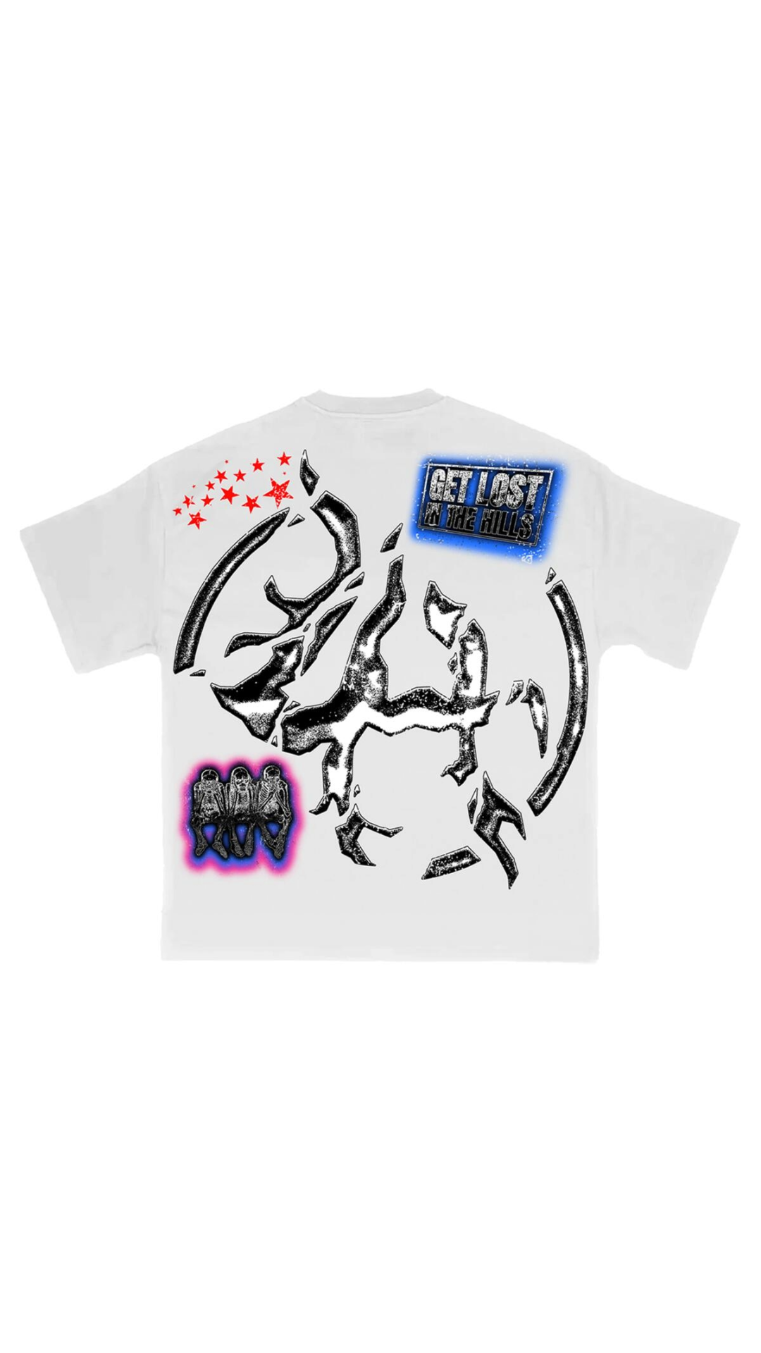 LOSTHILLS  LH30006 TEE (WHITE)