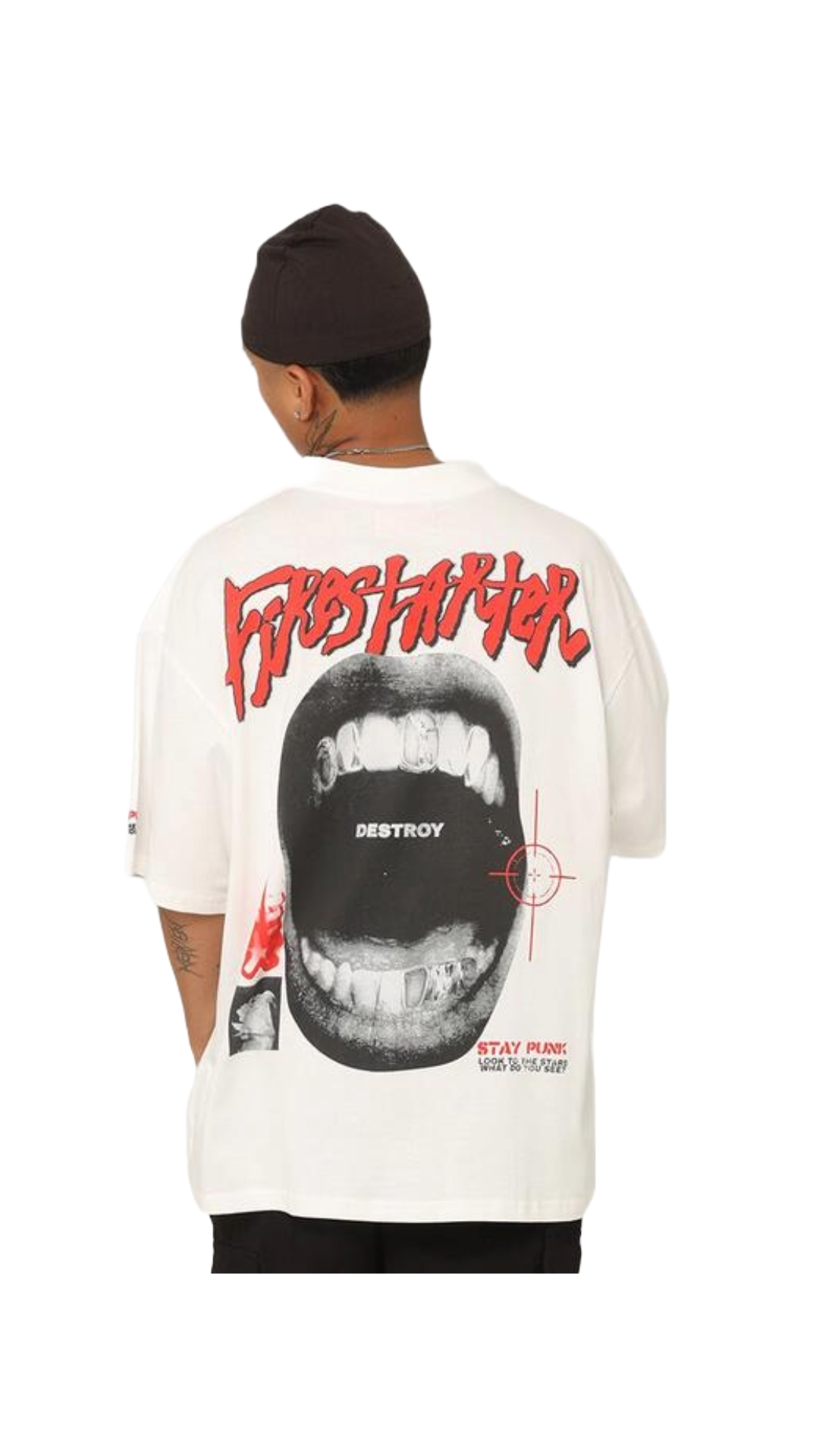 Loiter Firestarter Vintage T-Shirt Off White