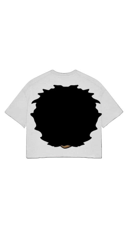 HUEY BIG HEAD WHITE CROP TEE